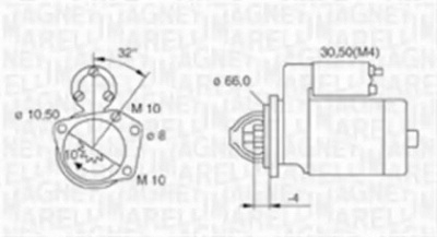 MAGNETI MARELLI 063720010010 -  Стартер